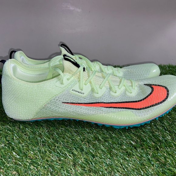 Nike Zoom Superfly Elite 2 Volt Green Orange Track Spike CD4382-700 Men 13 NEW main image 4
